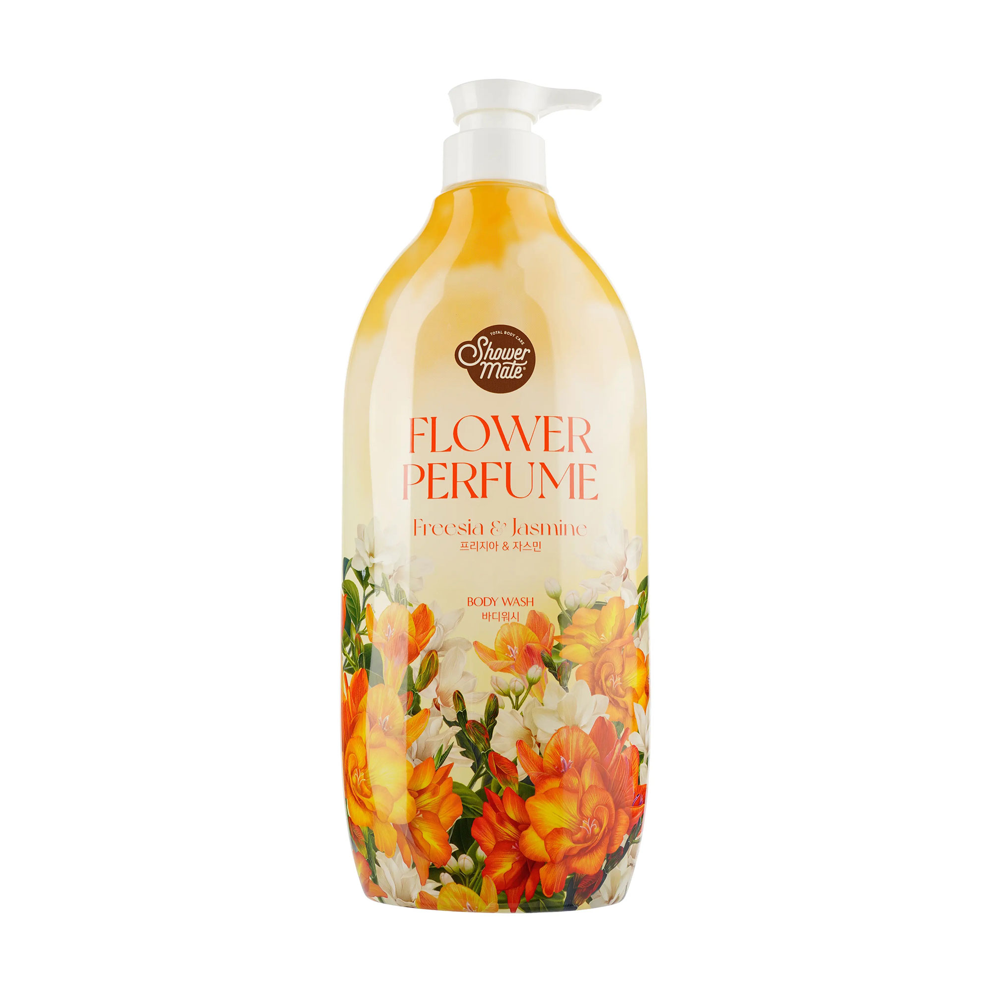 Гель для душу Kerasys Shower Mate Perfumed Body Wash з ароматом фрезії та жасмину, 900 г